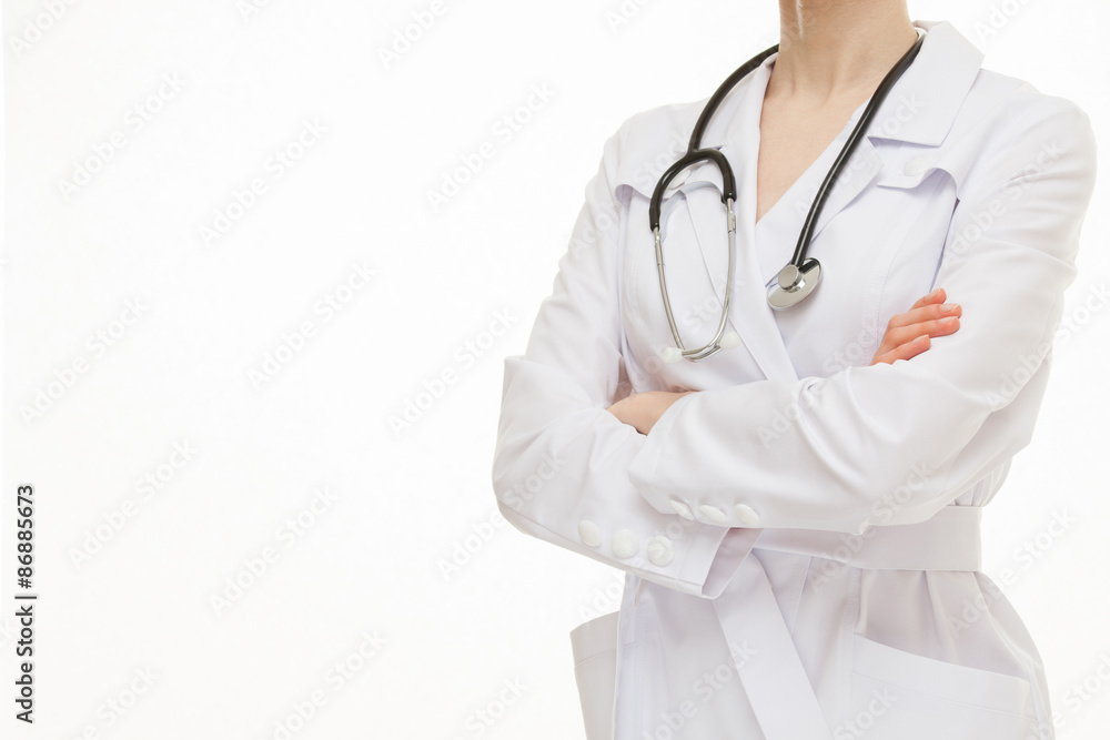 Unrecognizable doctor deep in thought Unrecognizable doctor deep in thought