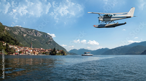 Photos idrovolante sul lago di Como