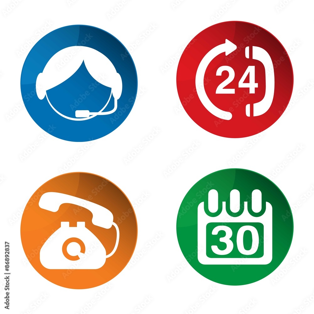 Call center icon. Information center icon. Service icon. Vector Call center icon. Information center icon. Service icon. Vector