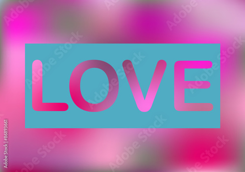 Vector background with text