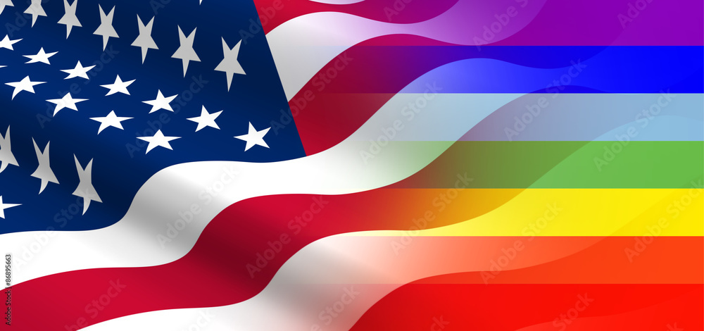 The concept of positive attitude of the United States for LGBT community. The concept of positive attitude of the United States for LGBT community.