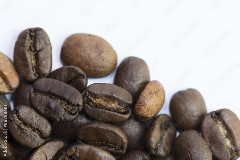 Close up Roasted Coffee Bean Close up Roasted Coffee Bean