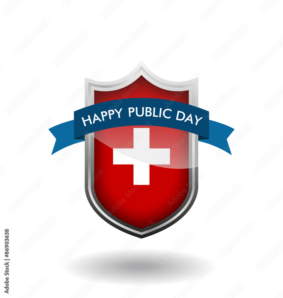 Obraz premium Republic day of Switzerland