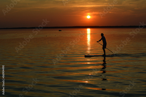  Sunset Balance Paddle Boarding 