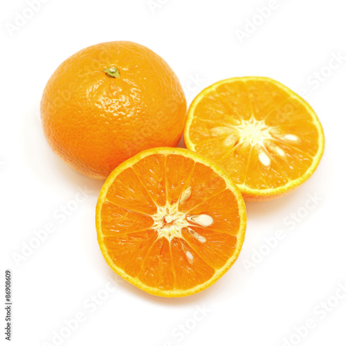 sweet orange isolated on white background