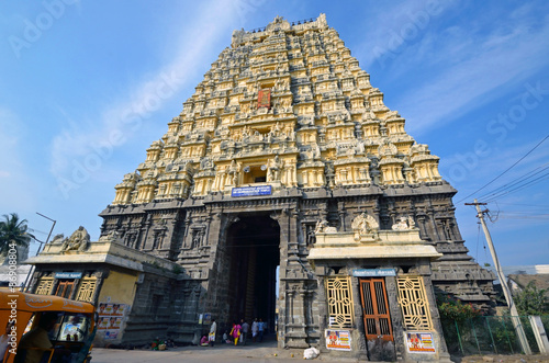 Fotografie Sri Ekambaranathar Temple in Kanchipuram,India