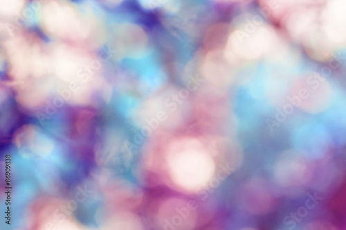 Abstract blur sweet color bokeh lighting as background