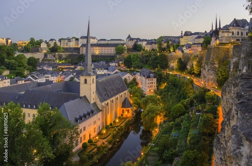 Luxembourg old city view