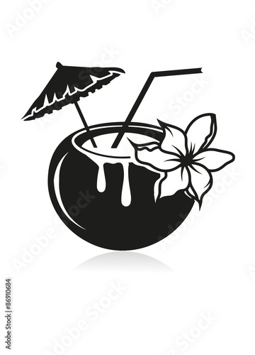 Kokosnuss Milch Cocktail