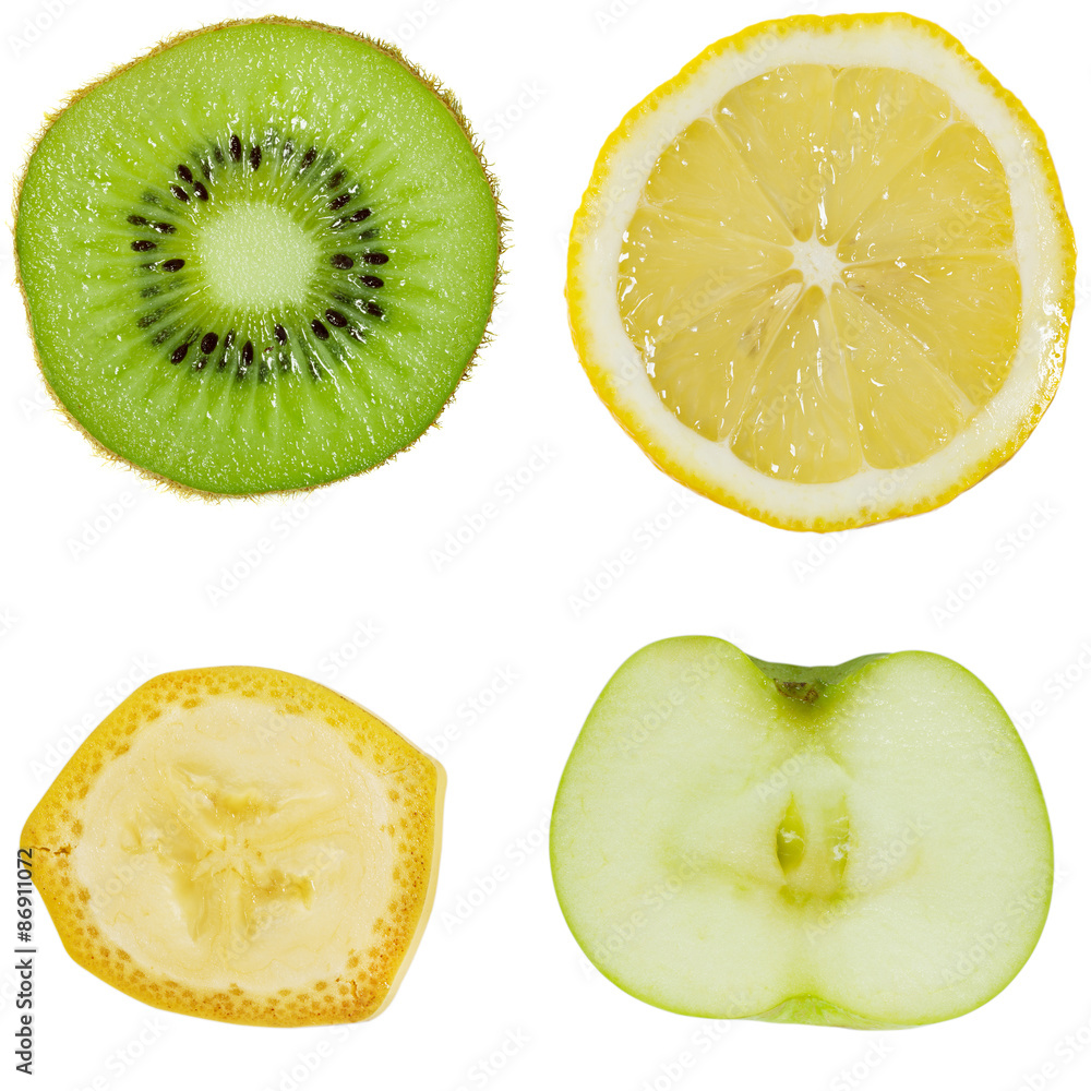 Fototapeta premium Collection of vegetables on isolated background