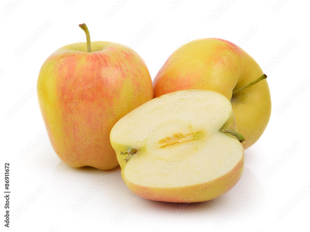apple on white background