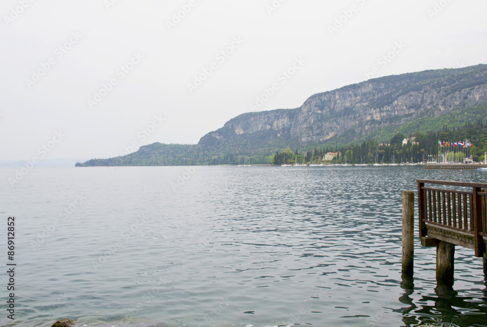 Garda, a small tourist town on Lake Garda - Veneto, Italy Garda, a small tourist town on Lake Garda - Veneto, Italy