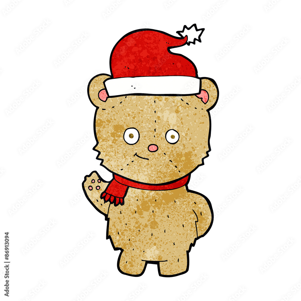 cartoon christmas teddy bear cartoon christmas teddy bear