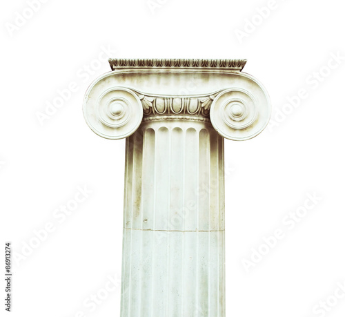 Cuadro en lienzo Antique column in doric style