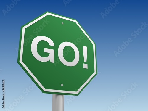 Photography go sign