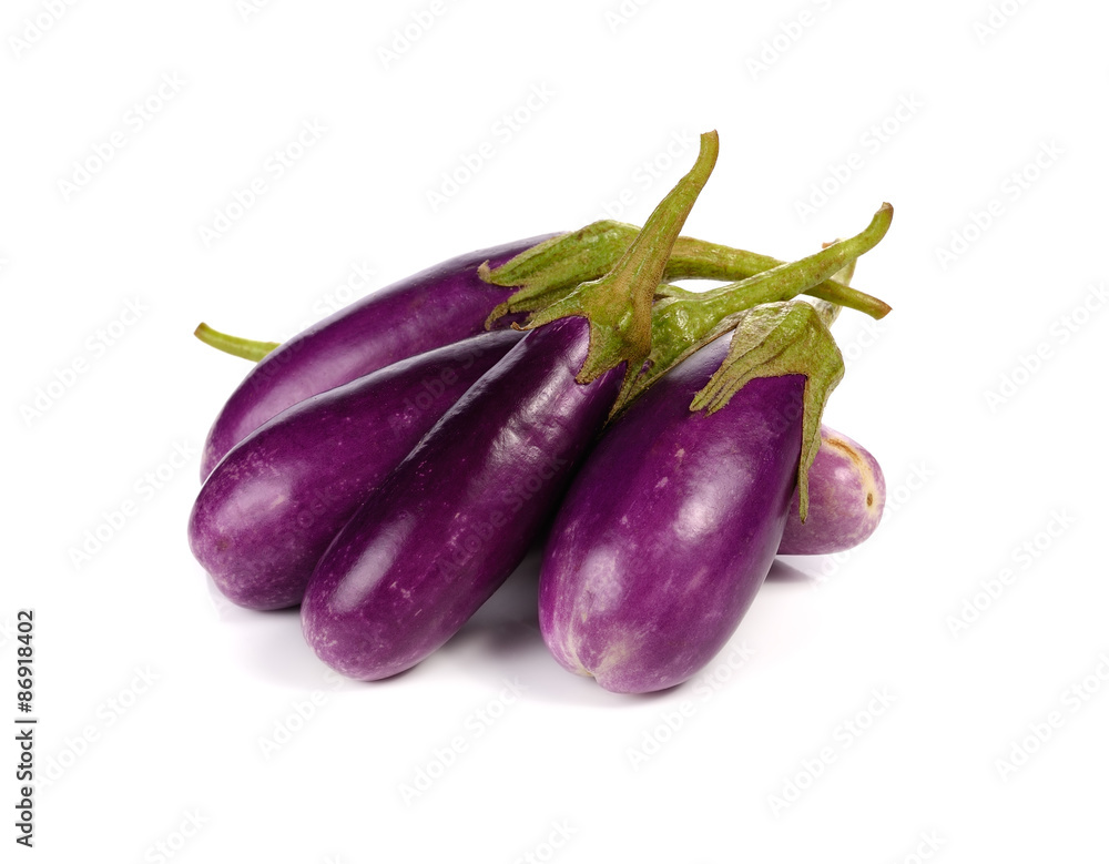 Eggplant Isolated on a white background Eggplant Isolated on a white background