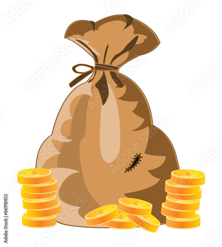 Bag with money