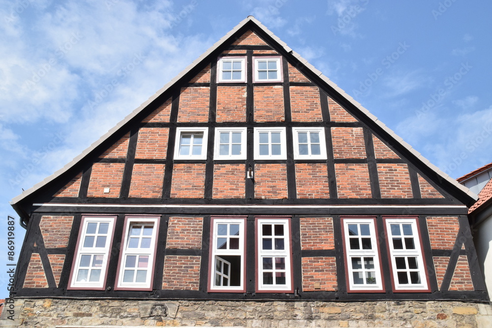 Fototapeta premium Fachwerk in Stadthagen