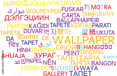 Wallpaper multilanguage wordcloud background concept