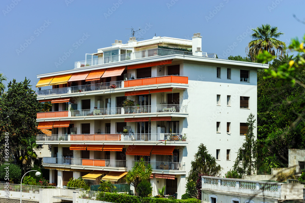 Obraz premium Beautiful Nice city summer day view, France