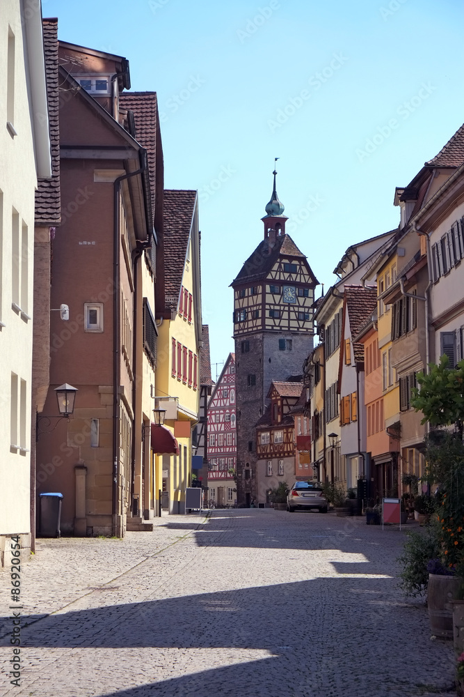 Obraz premium Josenturm in Schwäbisch Hall
