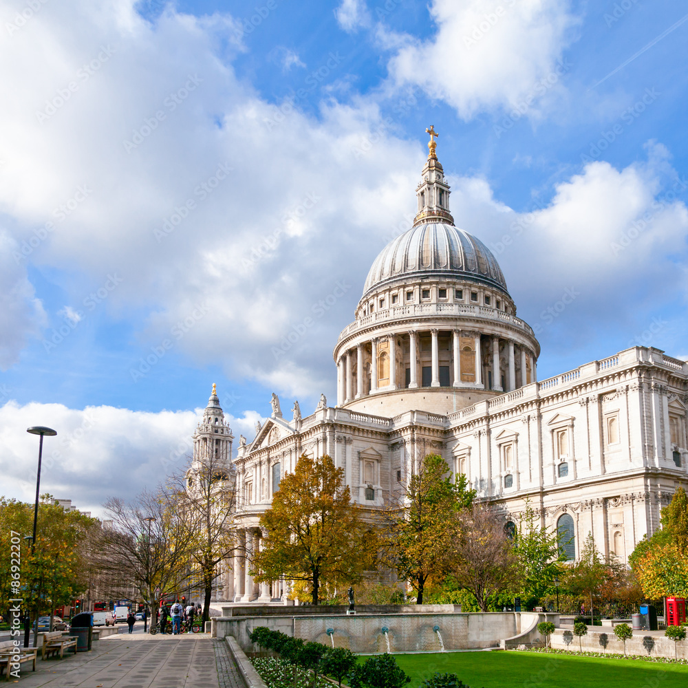 St Pauls Cathedral in London UK
