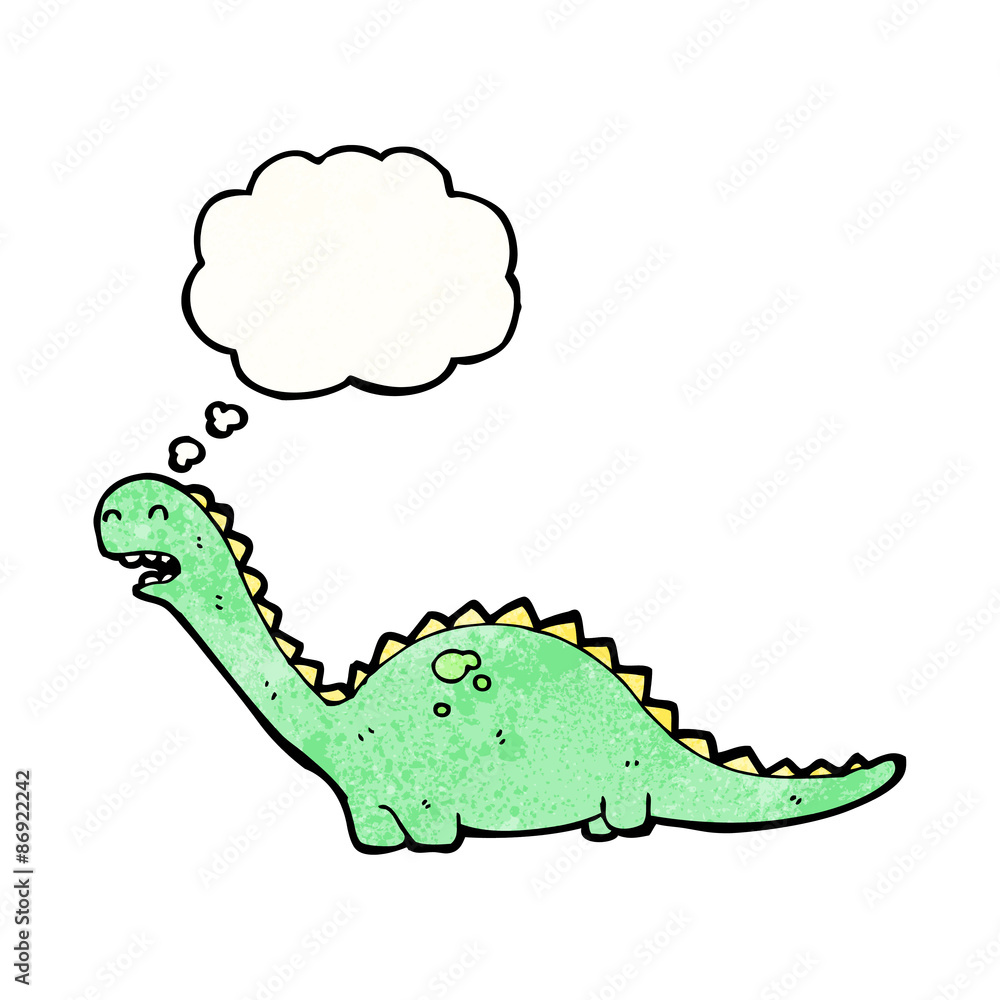Obraz premium cartoon dinosaur