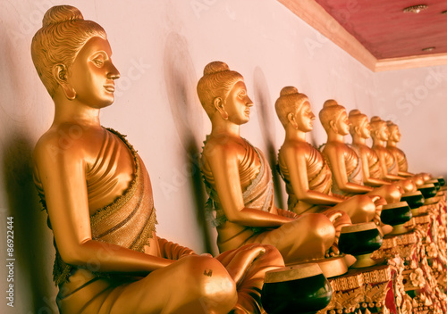 Golden buddha in temple ,Thailand © Jakkarin 14