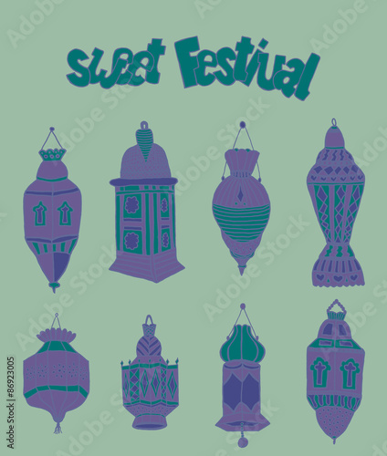 doodles of mosques