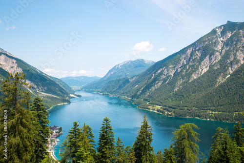 Achensee  Austria   Alpine lake in Tyrol  Austria