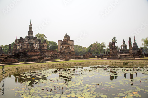 Sukhothai - Historischer Park - Wat Mahathat   © Bittner KAUFBILD.de