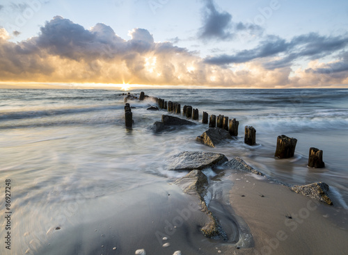 sunrise over the sea