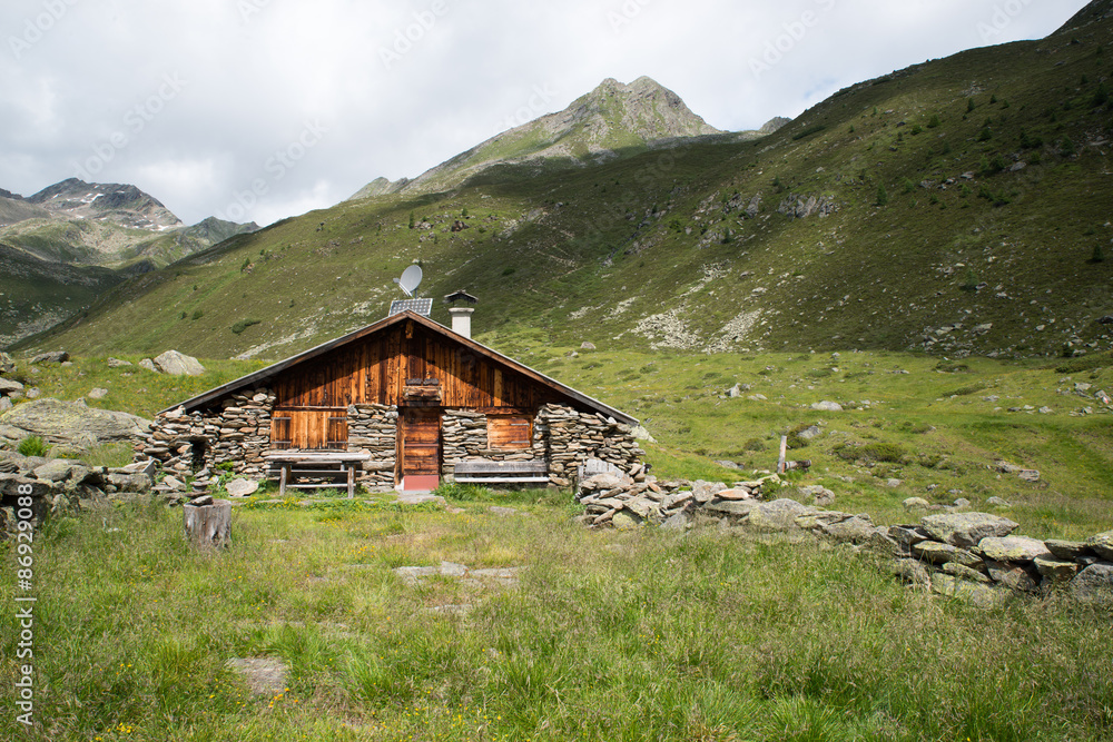 Finstertal Sennhuette / Oetztal Alps in Tyrol, Austria