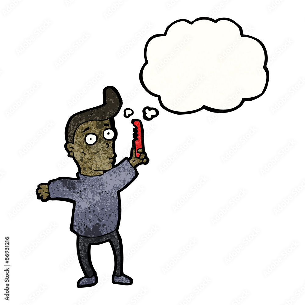 cartoon man combing hair cartoon man combing hair