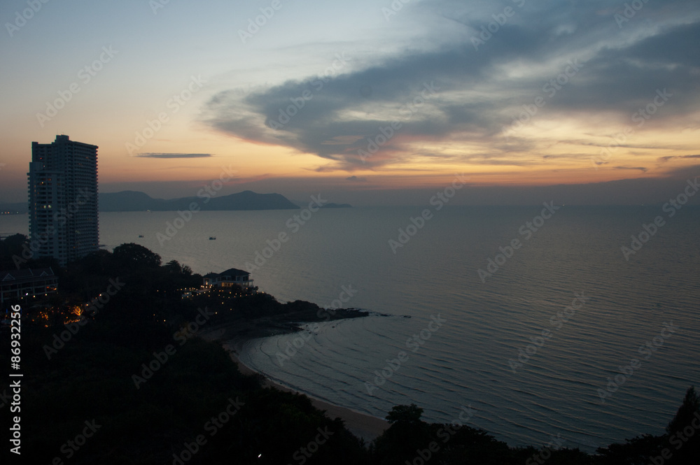 Sea landscape at Sattaheep (Thailand)