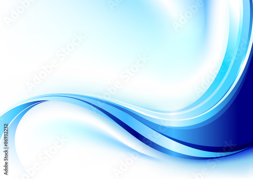 blue abstract composition