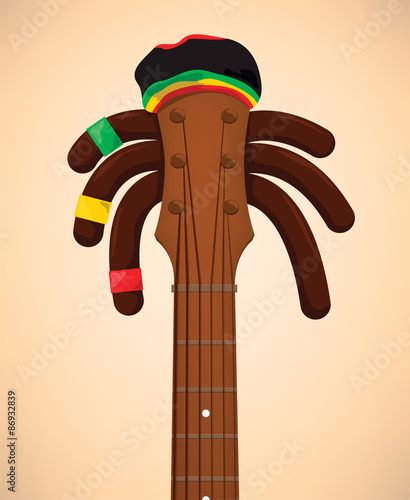 Rasta Guitar photo