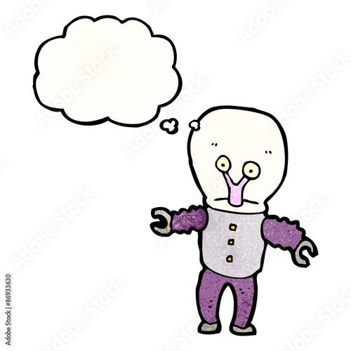 cartoon space alien