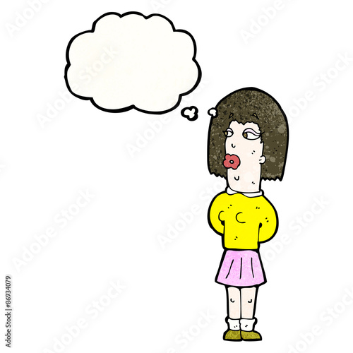 cartoon ugly woman
