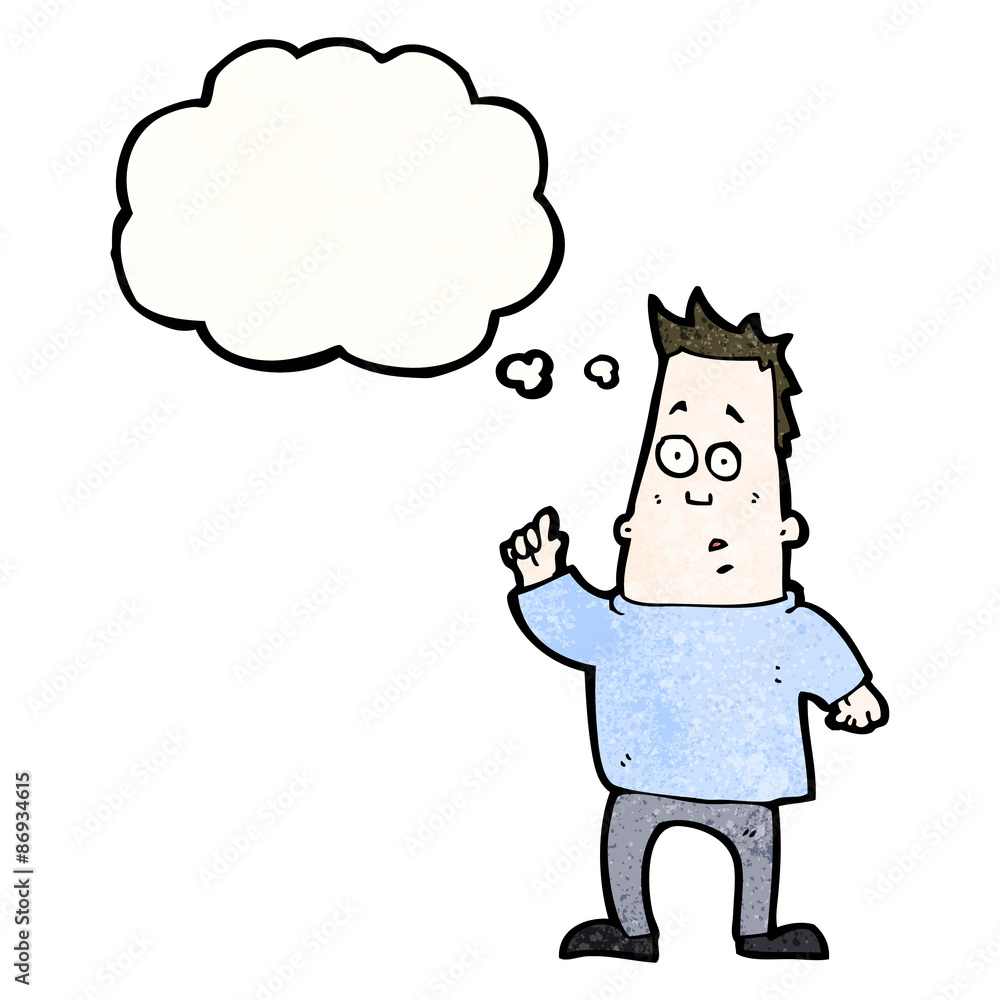 cartoon man with idea cartoon man with idea