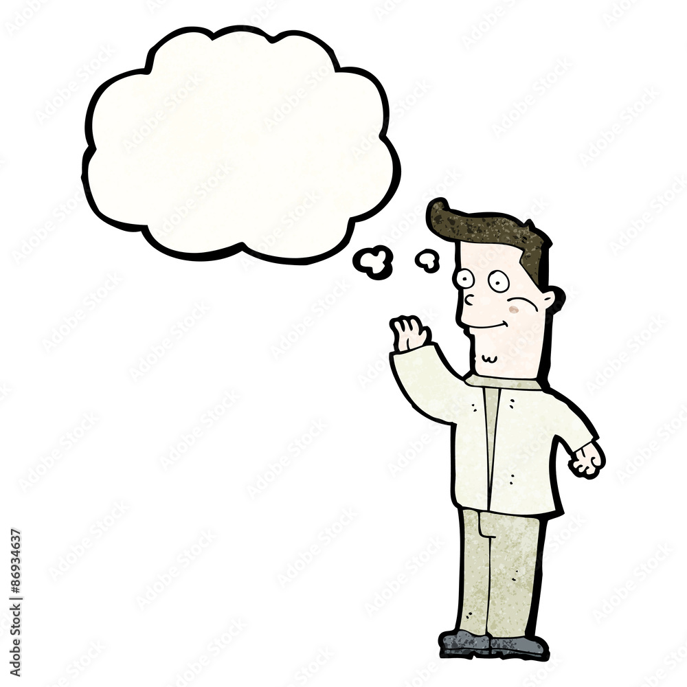 cartoon waving man cartoon waving man