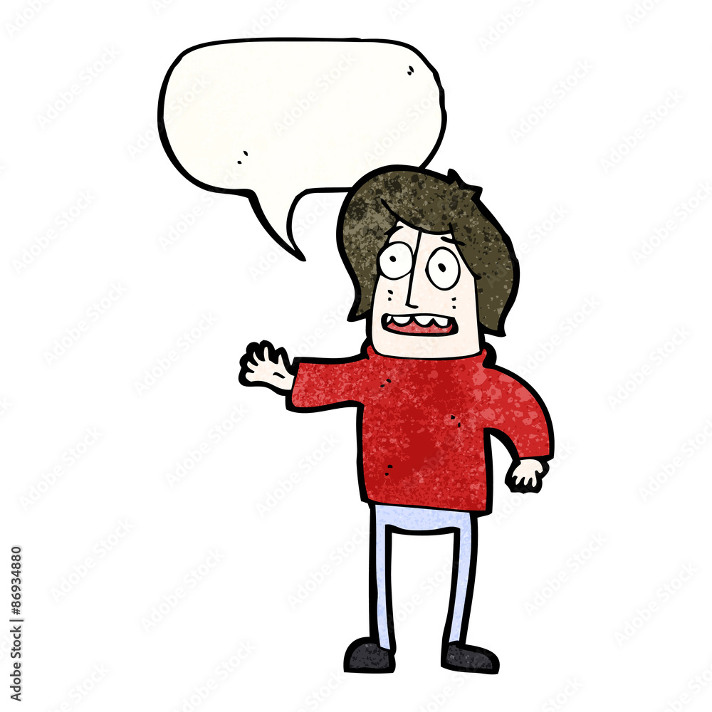 cartoon man with speech bubble cartoon man with speech bubble