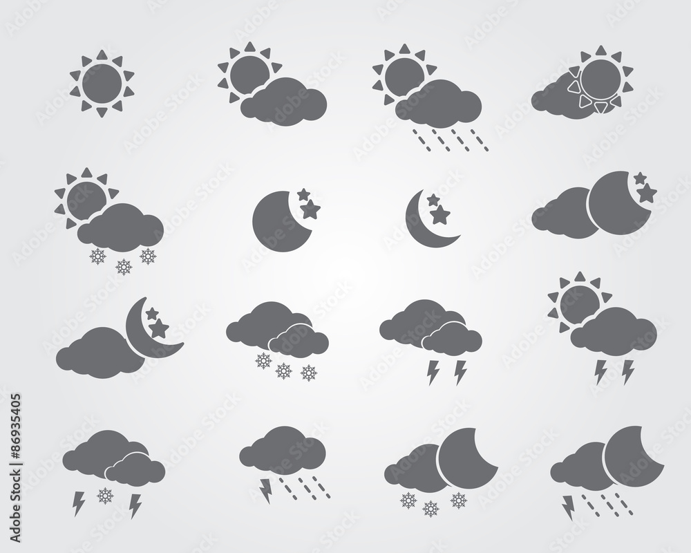 weather icons set weather icons set