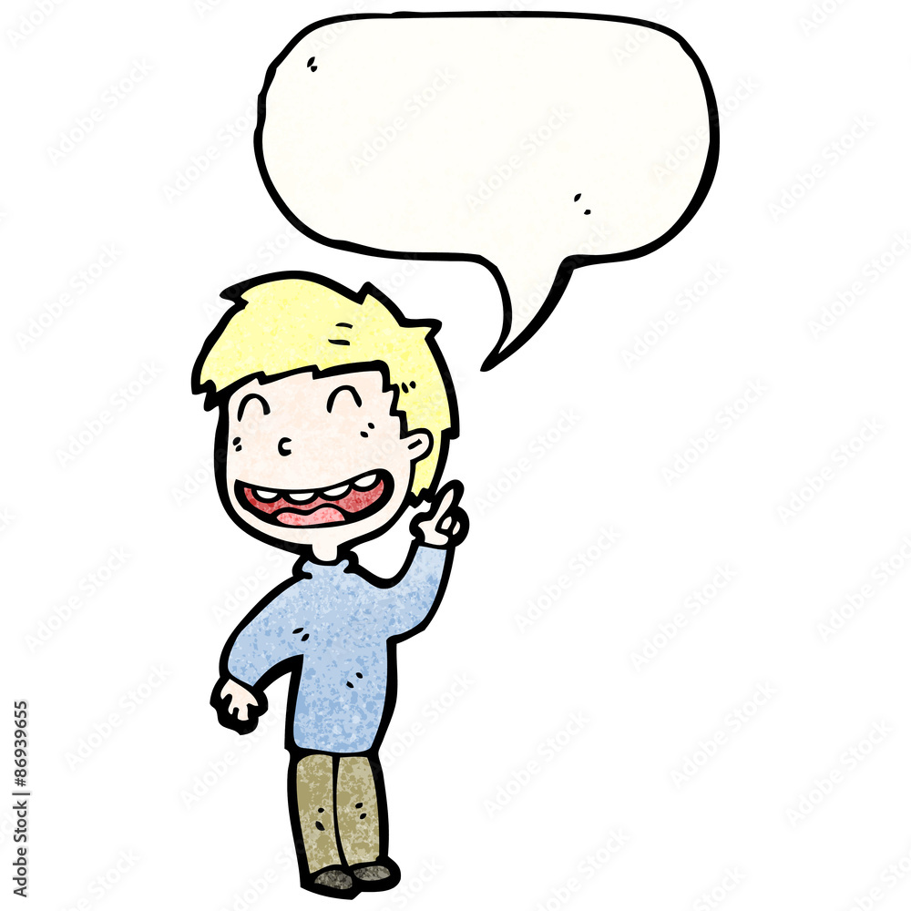 cartoon boy explaining idea cartoon boy explaining idea