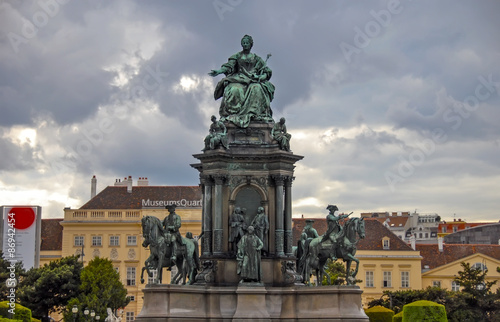 The Statue of Empress Maria Theresa.
