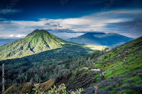 Fotografija View over volcanic landscape