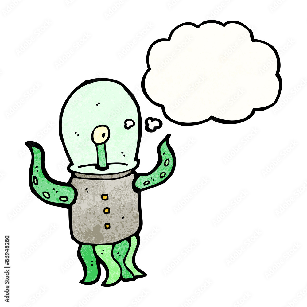 cartoon alien creature cartoon alien creature