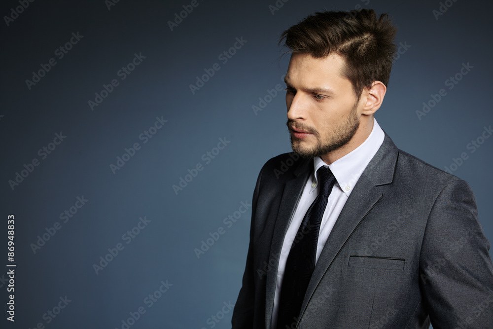business, people and office concept - businessman in suit business, people and office concept - businessman in suit