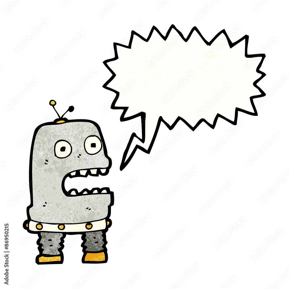 cartoon talking robot cartoon talking robot