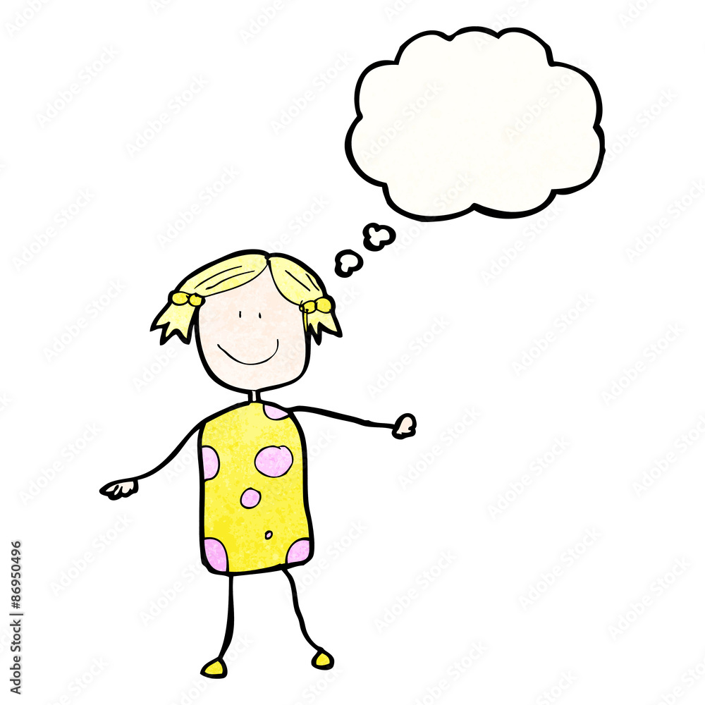child's drawing of a happy woman child's drawing of a happy woman
